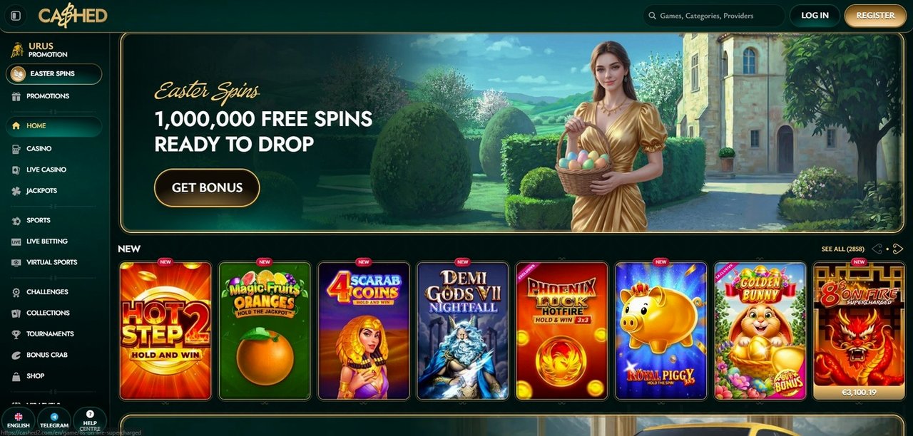 Cashed Casino - Recenzja i Opinie 2026 Casino